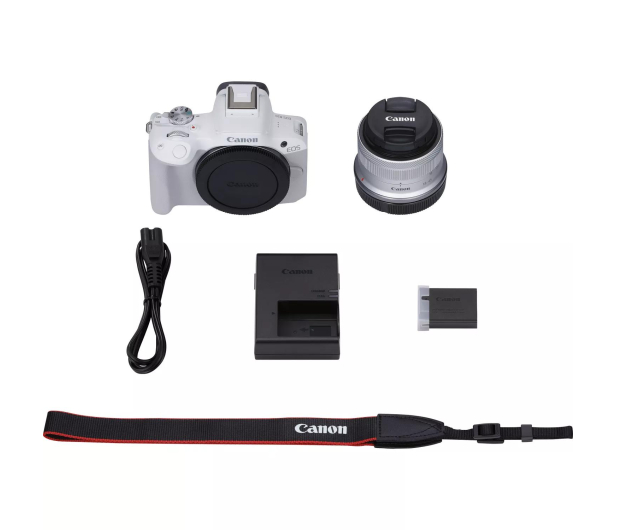 CANON EOS R50 biały + RF-S 18-45mm f/4.5-6.3 IS STM - 1140586 - zdjęcie 4